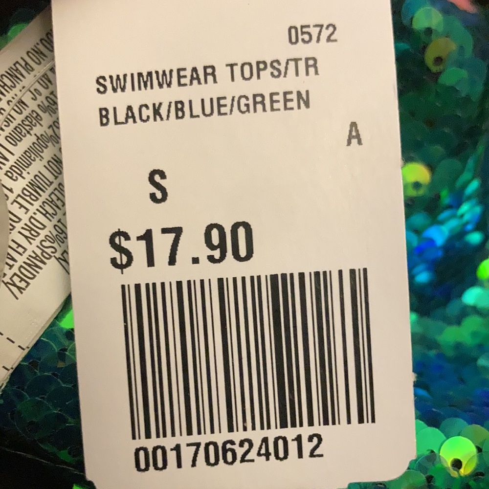 Mermaid Triangle bikini Top Small - Picture 5 of 7